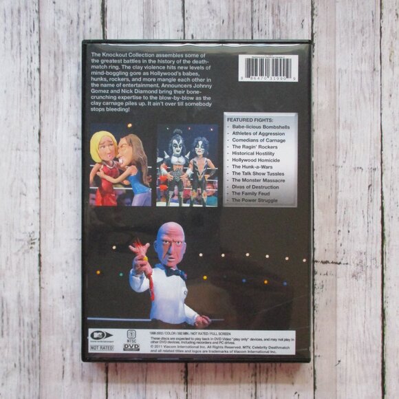 Celebrity Deathmatch: The Knockout Collection 3 DVD Set - RARE - Picture 2 of 5